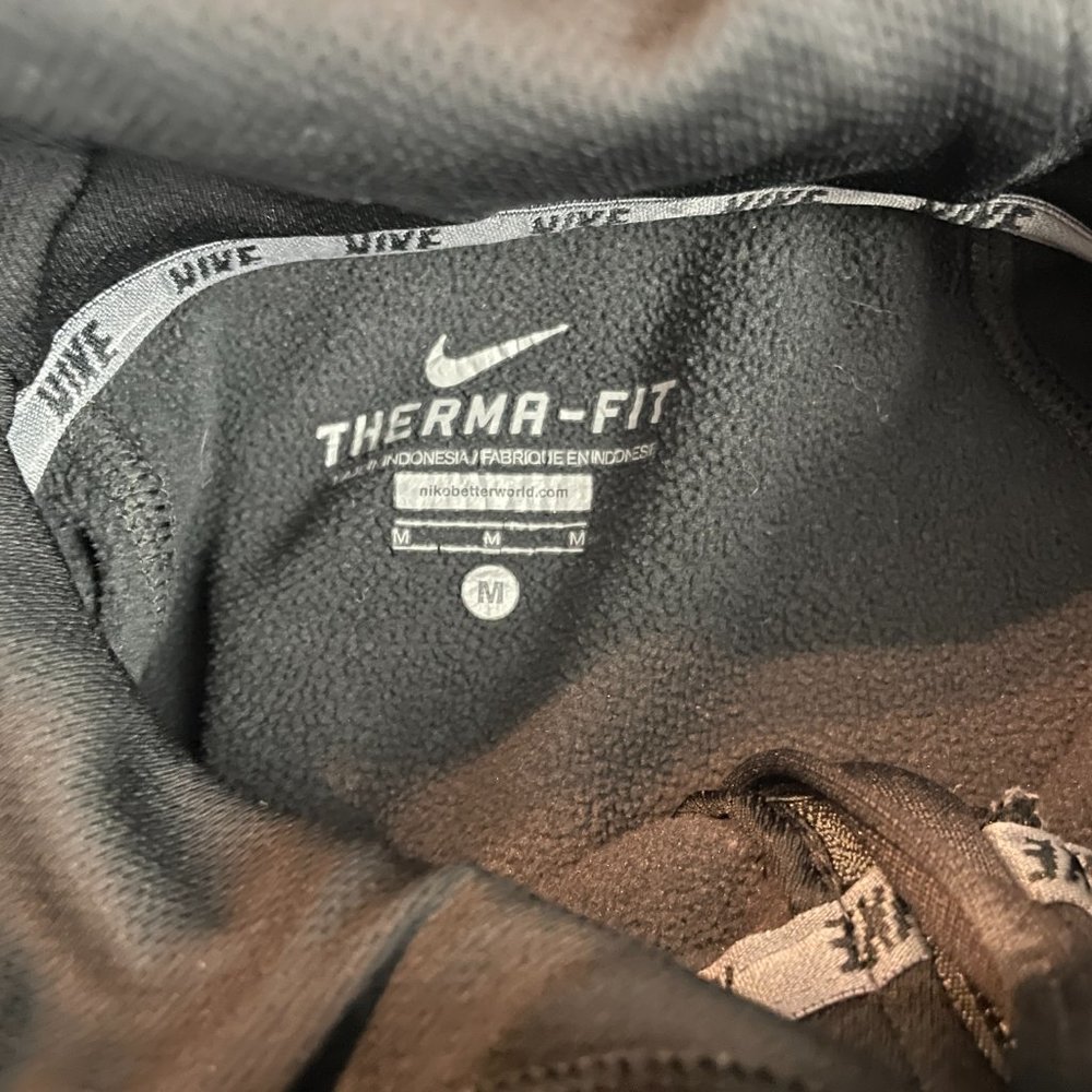 Nike Women's Therma-Fit Grey Full Zip Athletic Jacket Medium Cortland Athletic - Picture 8 of 8